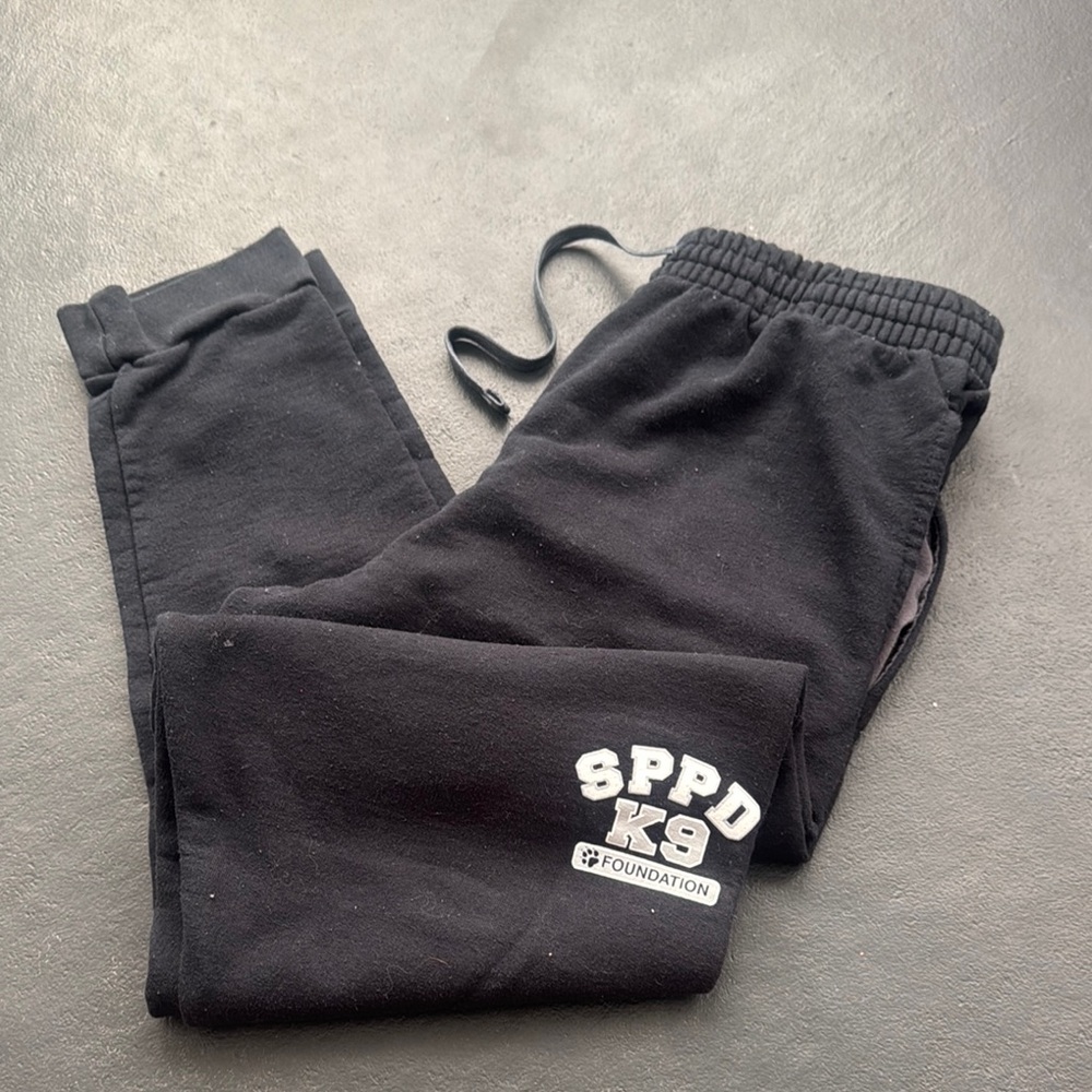 Black St. Paul K9 police department Joggers